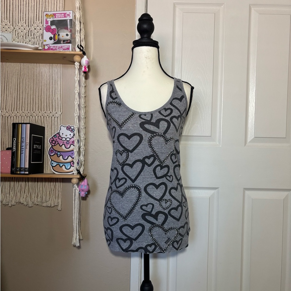 PINK Victoria's Secret Gray Top